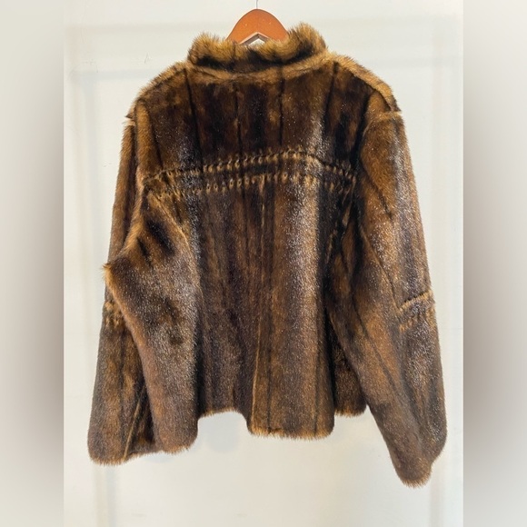 NEW Fur Suede Reversible Western Jacket - Picture 5 of 14